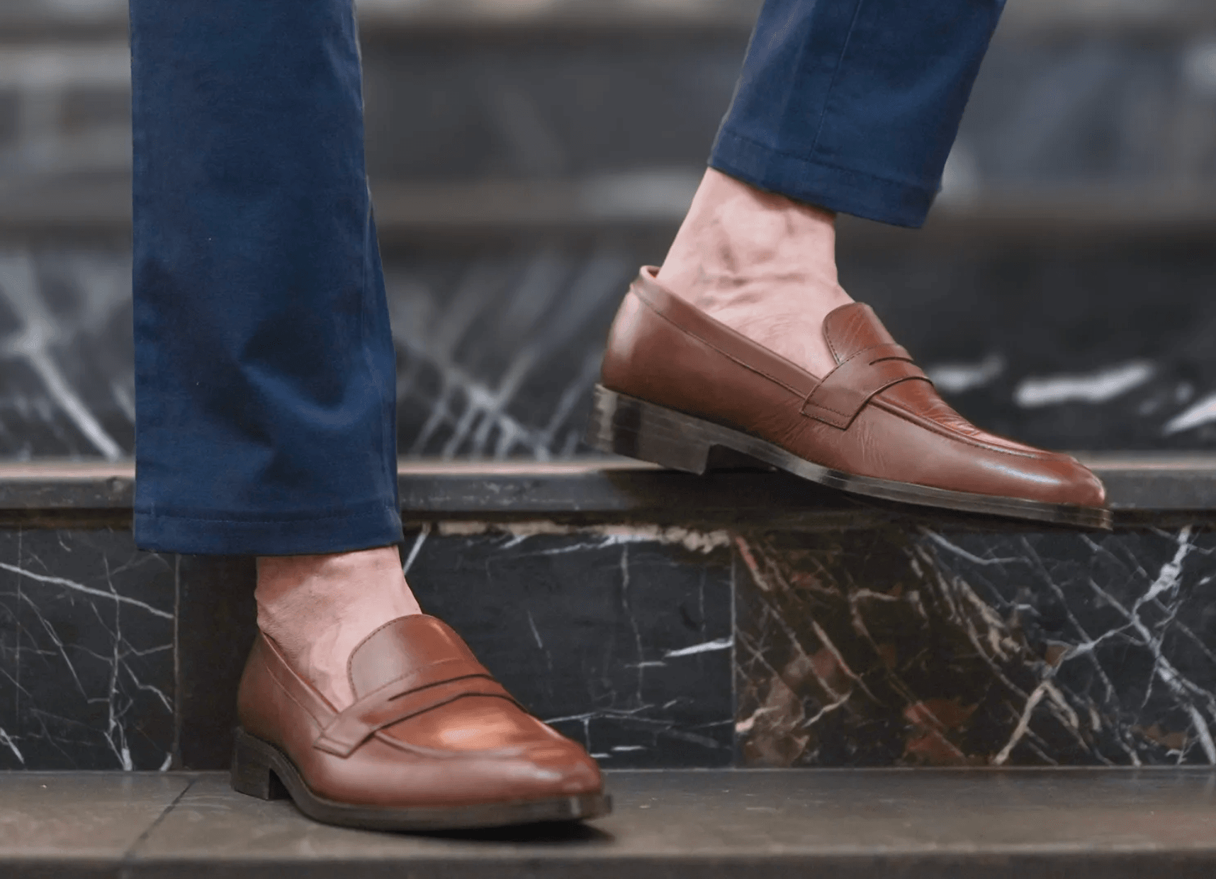 leather loafer
