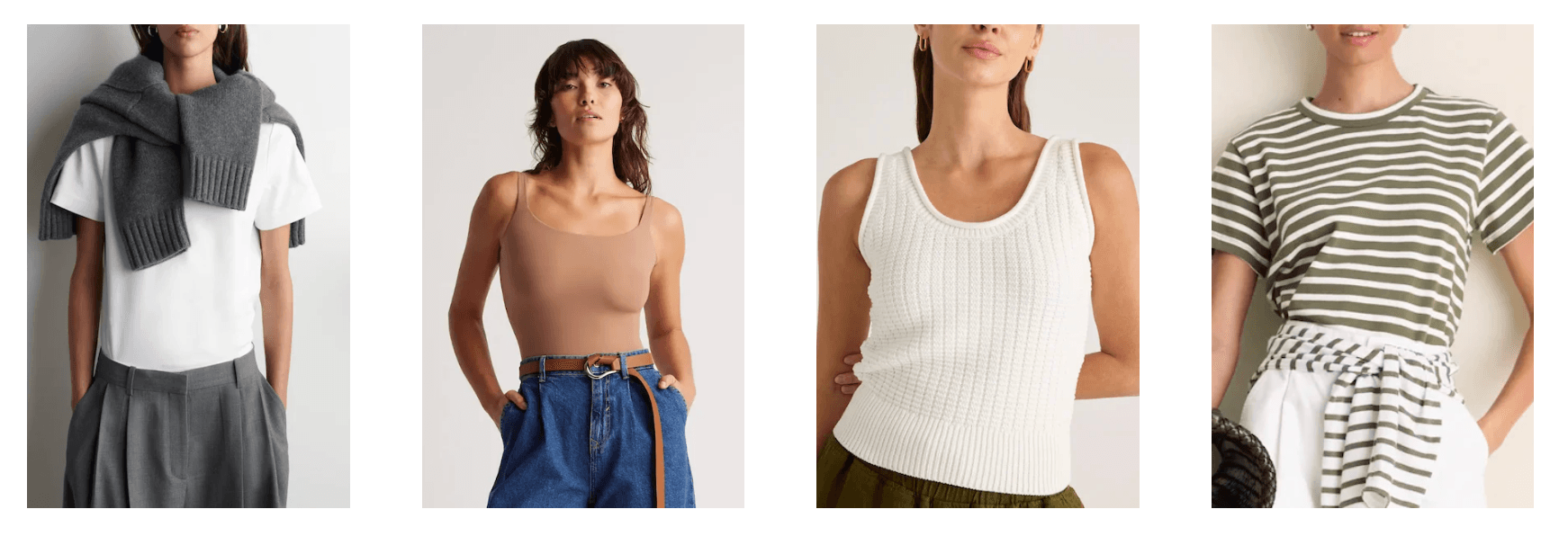 tanks, tees